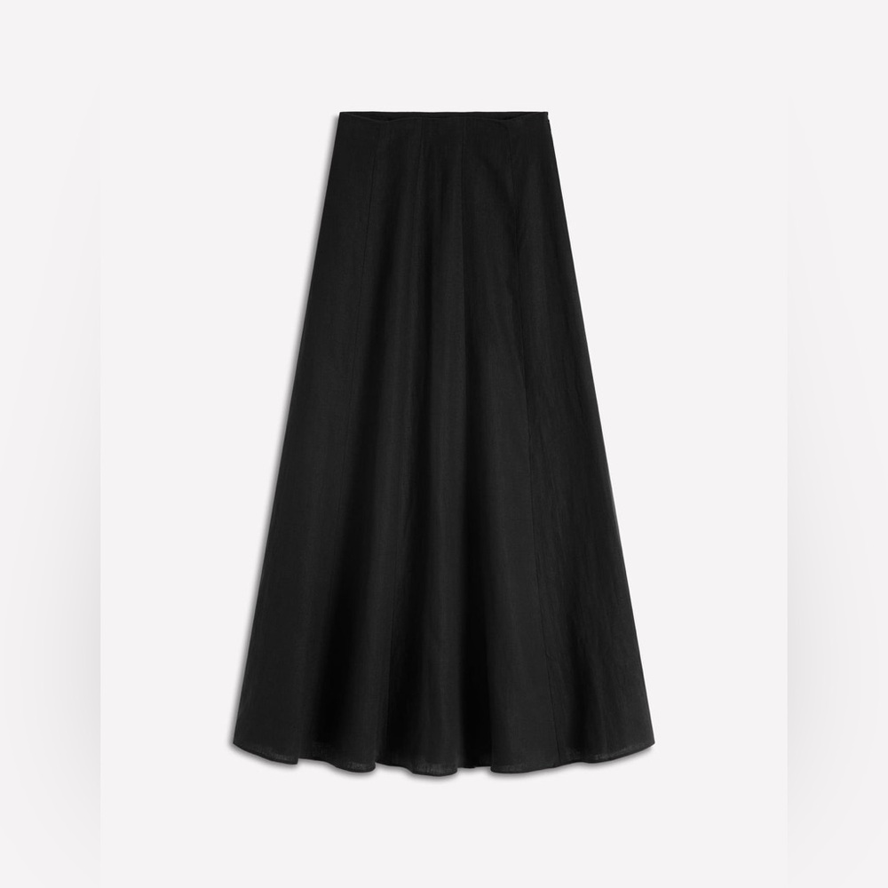 NWT Boden Miriam Linen Maxi Skirt in Black - Picture 5 of 10